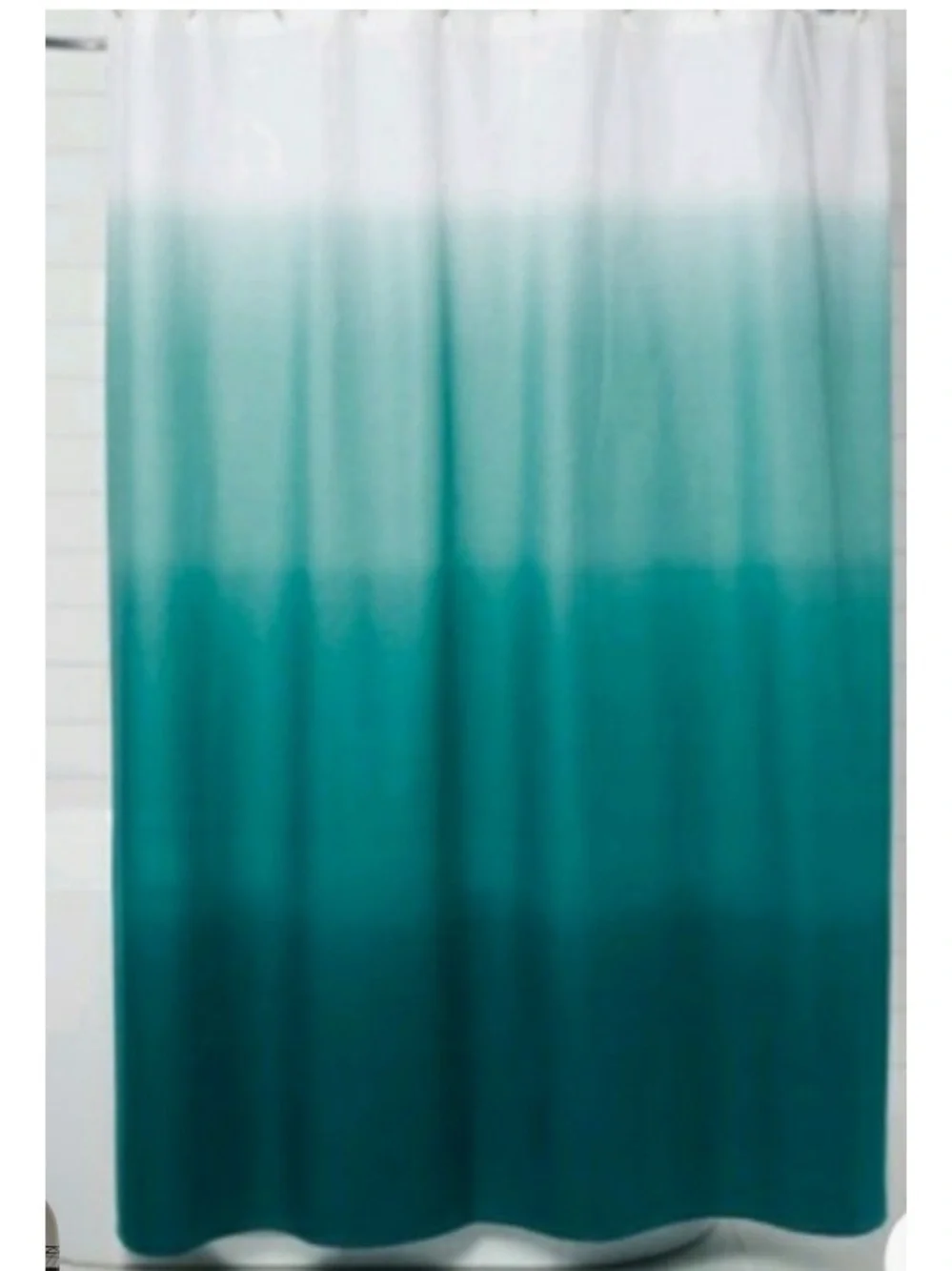 Threshold shower curtain